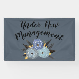 Aangepaste aanmaning bedrijfsbanner voor wijziging spandoek