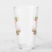Aangepaste Aardbei Monogrammed Glas (Links)