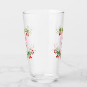 Aangepaste Aardbei Monogrammed Glas (Rechts)