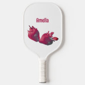 Aangepaste aardbei pickleball paddle (Voorkant)