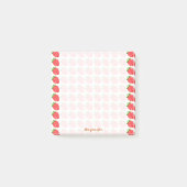 Aangepaste aardbeien post-it® notes (Voorkant)