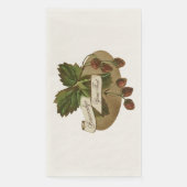 Aangepaste  aardbeien Retro Fruit Old School Servet (Voorkant)