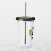 Aangepaste aardpinda's | Charlie Brown en Gang Bir Acryl Drinkbeker (Rechts)