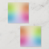 Aangepaste Abstract Kleurrijke Blank Sjabloon Eleg (Voorkant / Achterkant)