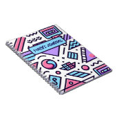 Aangepaste Abstracte 90's esthetische Casette Squi Notitieboek (Rechterzijde)