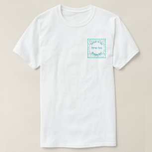Aangepaste Abstracte Art Kleur Splash Verjaardags T-shirt