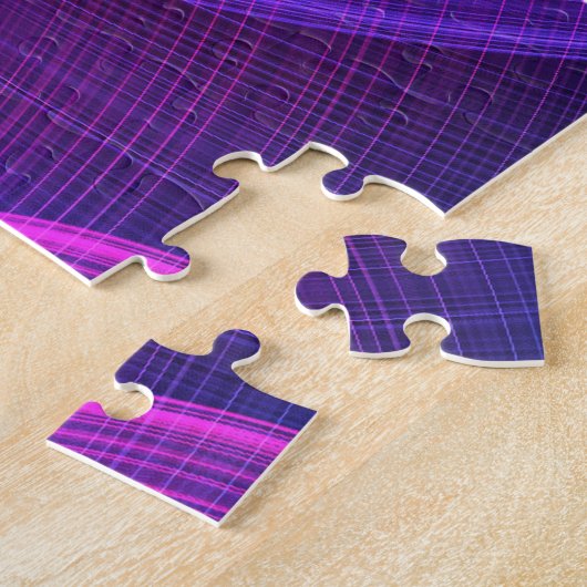 Aangepaste abstracte kleur legpuzzel (Zijkant)