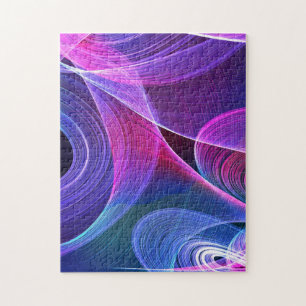 Aangepaste abstracte kleur legpuzzel