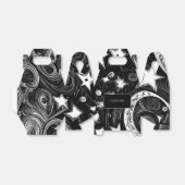 Aangepaste Abstracte maan en sterren Bedankdoosjes (Uitgevouwen)