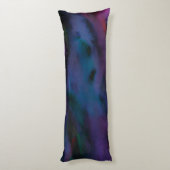 Aangepaste abstracte smokey zuivert de waterkleur lichaamskussen (Achterkant (Verticaal))