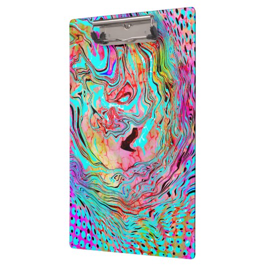 Aangepaste, Abstracte, vloeiende kunst met tranqui Klembord (Links)