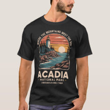 Aangepaste Acadia National Park Family Trip Shirt