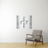 Aangepaste achtergrond gepersonaliseerde verjaarda wandkleed (In Situ (horizontaal))