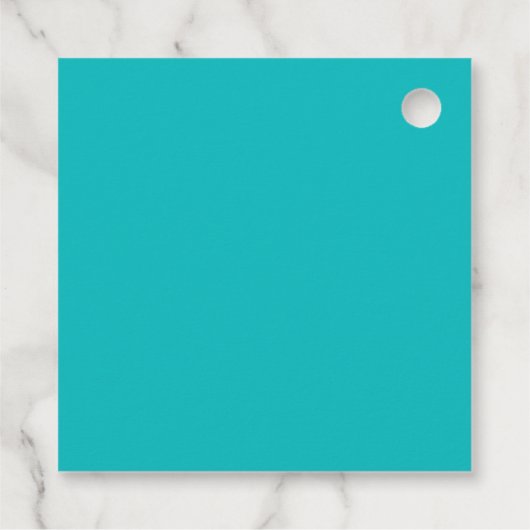 Aangepaste achtergrond kleur Monogram Anker Bruilo Bedankjes Labels (Achterkant)