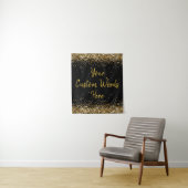 Aangepaste achtergrond op feestdag Foto Booth Gold Wandkleed (In situ)