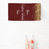 Aangepaste achtergrond Verjaardagsfeest Foto Maroo Spandoek (Insitu)