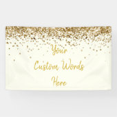 Aangepaste achtergrond Verjaardagsfeestje Foto Pro Spandoek (Horizontaal)