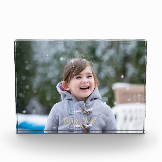 Aangepaste Acryl Foto Lijst Block Home Kantoor Dec (Voorkant)