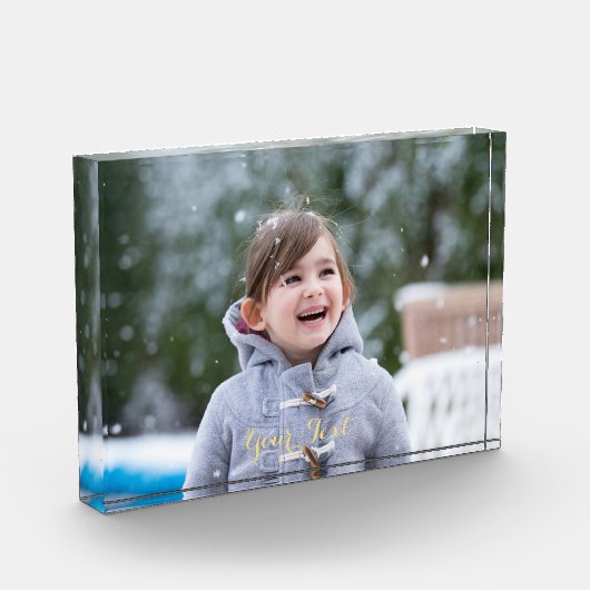 Aangepaste Acryl Foto Lijst Block Home Kantoor Dec (Links)