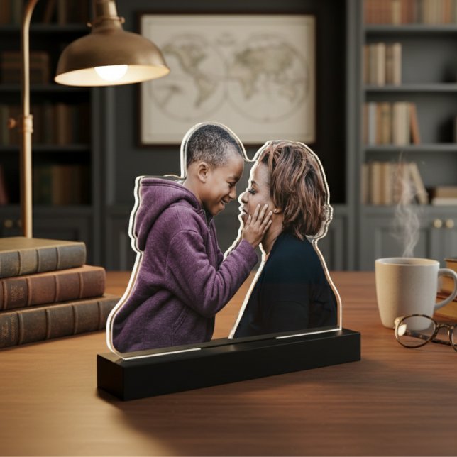 Aangepaste acryl fotobeeldje (Custom Acrylic Photo Statuette )