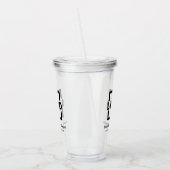 Aangepaste actie voor bedrijven met Logo Acryl Drinkbeker (Links)