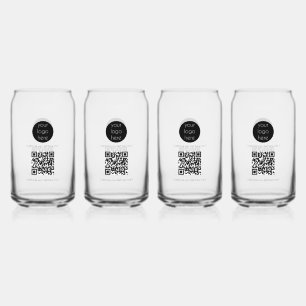 Aangepaste actie voor bedrijven met Logo Blikvorm Glas