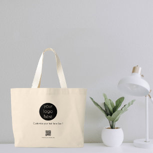 Aangepaste actie voor bedrijven met Logo Grote Tote Bag