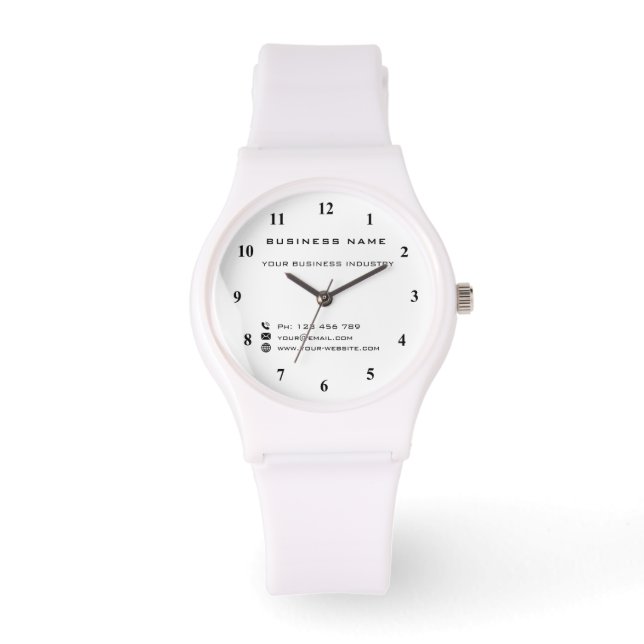 Aangepaste actie voor Business Company Watch Horloge (Voorkant)