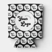 Aangepaste actie voor Logo bedrijfspatroon Blikjeskoeler (Voorkant)