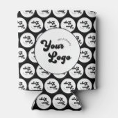 Aangepaste actie voor Logo bedrijfspatroon Blikjeskoeler (Achterkant)