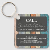 Aangepaste actie voor Restate Agent Realtor Sleutelhanger (Voorkant)