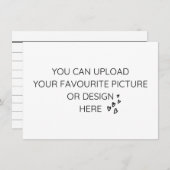 Aangepaste actiekaarten informatiekaartje (Voorkant / Achterkant)