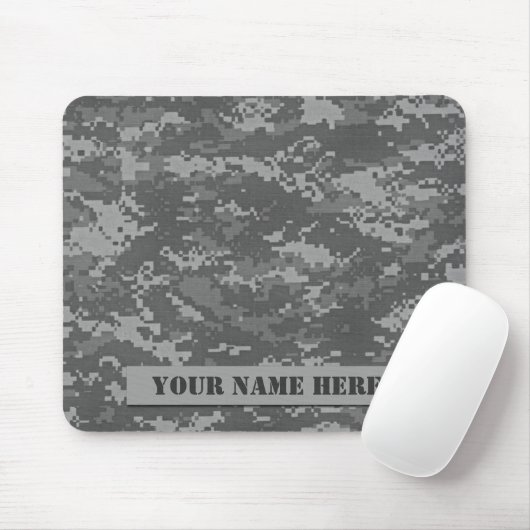 Aangepaste ACU Camouflage Mousepad Muismat (Met muis)