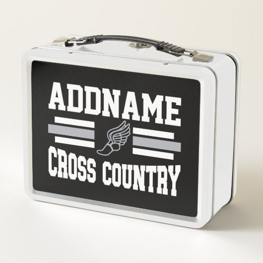 Aangepaste ADD NAAM Cross Country Runner Running T (Achterkant)