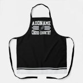 Aangepaste ADD NAAM Cross Country Runner Running T Schort (Voorkant)