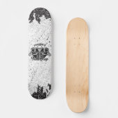 Aangepaste ADD NAAM Skull Skateboard Schaats Winke (Voorkant)