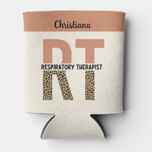 Aangepaste ademhalingstherapie RT Cadeau Blikjeskoeler (Voorkant)