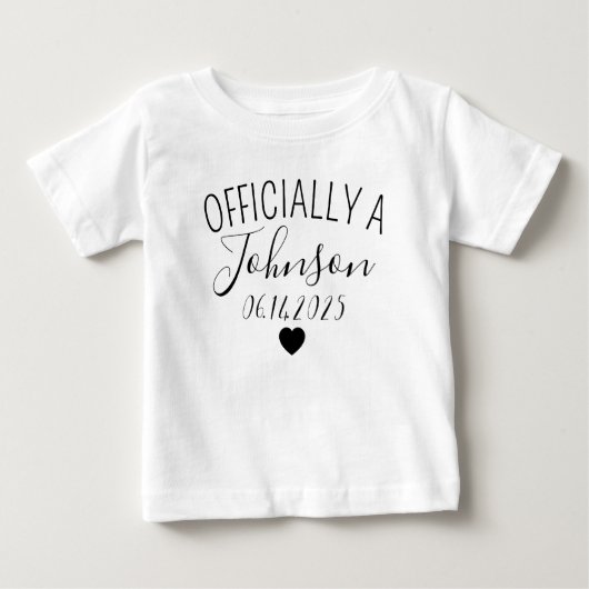 Aangepaste Adoptie Dag Peuter Shirt, gepersonalise (Voorkant)