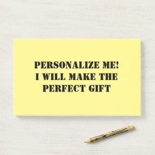 Aangepaste advertentie voor wfh, kantoor, school, post-it® notes