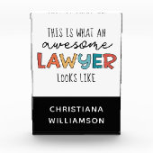 Aangepaste advocaat | Openbaar aanklager | Geweldi Fotoblokken (Voorkant)