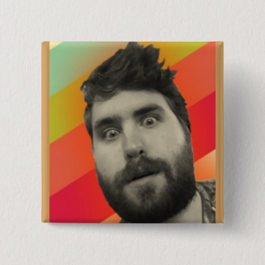 Aangepaste afbeelding bekijken vierkante button 5,1 cm (Voorkant)