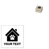 Aangepaste afbeelding en tekst 	rubberstempel (Gestempeld)