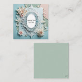 Aangepaste Afbeelding houder Notitiekaartje (Voorkant / Achterkant)