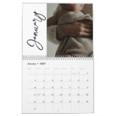 Aangepaste Afbeelding kalender met script (Jan 2027)