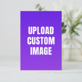 Aangepaste afbeelding uploaden - Voeg uw eigen afb Aankondiging (Staand voorkant)