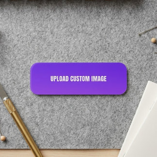 Aangepaste afbeelding uploaden - Voeg uw eigen afb Naamplaatje