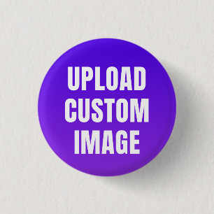 Aangepaste afbeelding uploaden - Voeg uw eigen afb Ronde Button 3,2 Cm