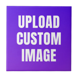 Aangepaste afbeelding uploaden - Voeg uw eigen afb Tegeltje
