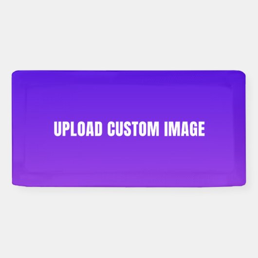Aangepaste afbeelding uploaden - Voeg uw eigen toe Spandoek (Horizontaal)