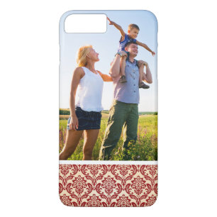 Aangepaste afbeelding voor foto-Damaspatroon iPhone 8 Plus / 7 Plus Hoesje